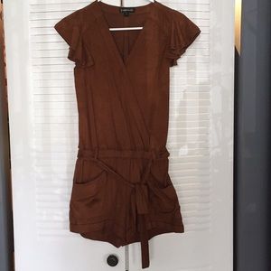 Brown Rampage Romper